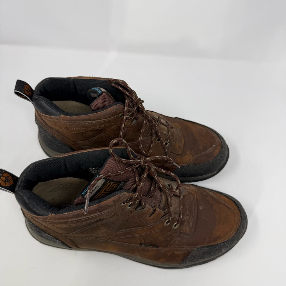 ARIAT MEN'S TERRAIN H2O 5" WATERPROOF WORK BOOTS - SOFT TOE sz 11EE (WJZBKS) - Picture 2 of 10